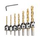 8pcs Woodworking Countersink Drill