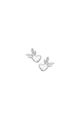 Karen Walker Silver Pixie Heart Studs