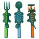 Constructive Eating - Dinosaur 3 Piece Cutlery Package