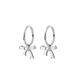 Karen Walker Sterling Silver Mini Bow Sleepers