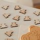 Teddy Bear wooden confetti