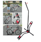 Vertical & Horizontal Adjustable Bicycle Floor Parking Rack