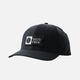 Salty Crew Alpha Flag Elastic 6 Panel Cap - Black