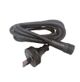 3m Black Cable Festoon Lights Outdoor Power Cable Cord / Lead