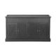 Island Life 4 Door 2 Draw Sideboard Black