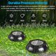 DS BS 22 LED Solar Garden Lawn Path Ground Lights-4 Pack