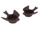 Cast Iron Retro Birds Candle Holder (Set of 2)