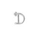 Letter D Single Stud