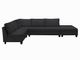 DS NZ made Bhumi corner sofa Vish black