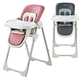 Adjustable and Folding Feeding High Chair Seat Supreme with Plush Cushion