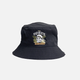 The Mad Hueys Shipwrecked Captain Youth Bucket Hat - Black