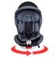 The Luxe - Baby 360 Rotatable Car Seat with ISOFIX and Sunshade for 0-12 years