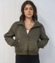 Xanthee Collar Sweatshirt - Olive