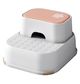 DS BS 2-in-1 Practical Non-Slip Step Stool for Kids-White