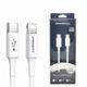 Pisen 1M Type C to Lightning PD Fast Charging Cable