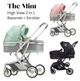 The Mint - High View 2 in 1 Reversible Bassinet + Stroller