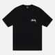 Stussy Gold Lion SS Tee - Black