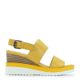 women shoes Chrisbella lady shoes Yellow Sandals,  Wedges YACS-0110