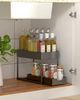 DS BS 2-Tier Kitchen/Under-Sink Slim Pull Out Sliding Storage