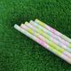 Vintage paper straws - pastel watercolour - 25pk