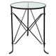 Villa Iron Side Table Black