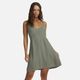 Roxy Santorini Slip Dress - Agave Green