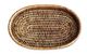 Rattan Oval Tray Brown SML