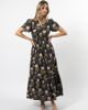 Vittoria Dress - Floral Navy