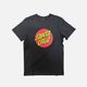 Santa Cruz Classic Dot Puff Front Tee - Black