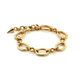 Silk & Steel Sol Bracelet Gold Plate Stainless Steel