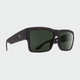 Spy Sunglasses Cyrus - Soft Matte Black Happy Grey Green Polarized