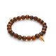 Silk & Steel Men's Edit / All For One / Bracelet / Tigers Eye + Gold