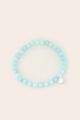 Throat Chakra Bracelet Silver Blue Amazonite