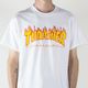 Thrasher Flame Tee - White