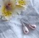 Blush Pink Droplet Earrings