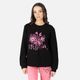 Federation Flowers Through Crew - Black