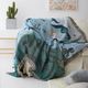 Mermaid & Sea Life Throw Blanket Cover