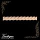 ROPE design Wood border furniture trim  / edging moulding 14mm wide