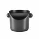 Coffee Knock Box Espresso Grinds Waste Container Tamper Bin Black