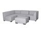 DS NZ made Andy corner sofa Comfy Silver