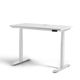 Rise Electric Height Adjustable Desk - White / White