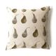 Pear Cushion 45x45cm - Khaki Green