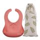 Haakaa - Silicone Baby Bib - Rust