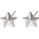 925 Sterling Silver star shaped stud earrings 