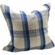 Sanctuary Linen Cushion Cover - Ivory/Denim/Blue