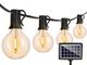 Solar Powered Festoon String Lights 14.7m with 32 Bulbs