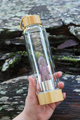 Amethyst Crystal Elixir Water Bottle (Bamboo)