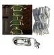 10m White Rubber Connectable Outdoor Waterproof String Fairy Lights - Warm White