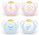 NUK - Latex Soothers 2pk - Rose & Blue