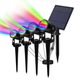 4 in 1 High Bright RGB Solar Outdoor IP65 Waterproof Spot Lights